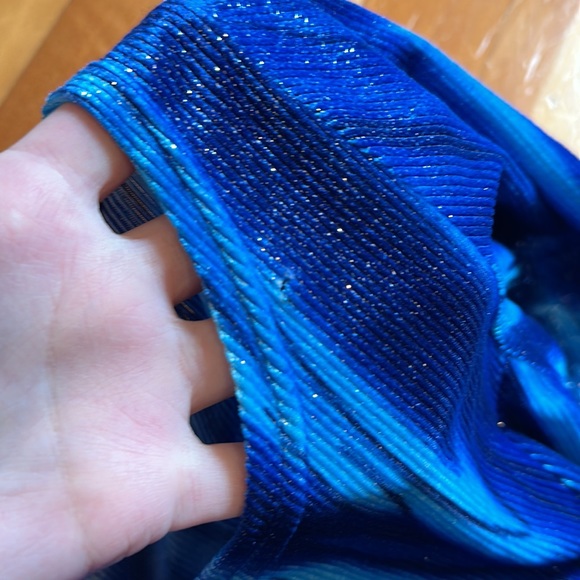 Figure Skating Dress Northern Lights Pattern Y2K - Picture 8 of 9